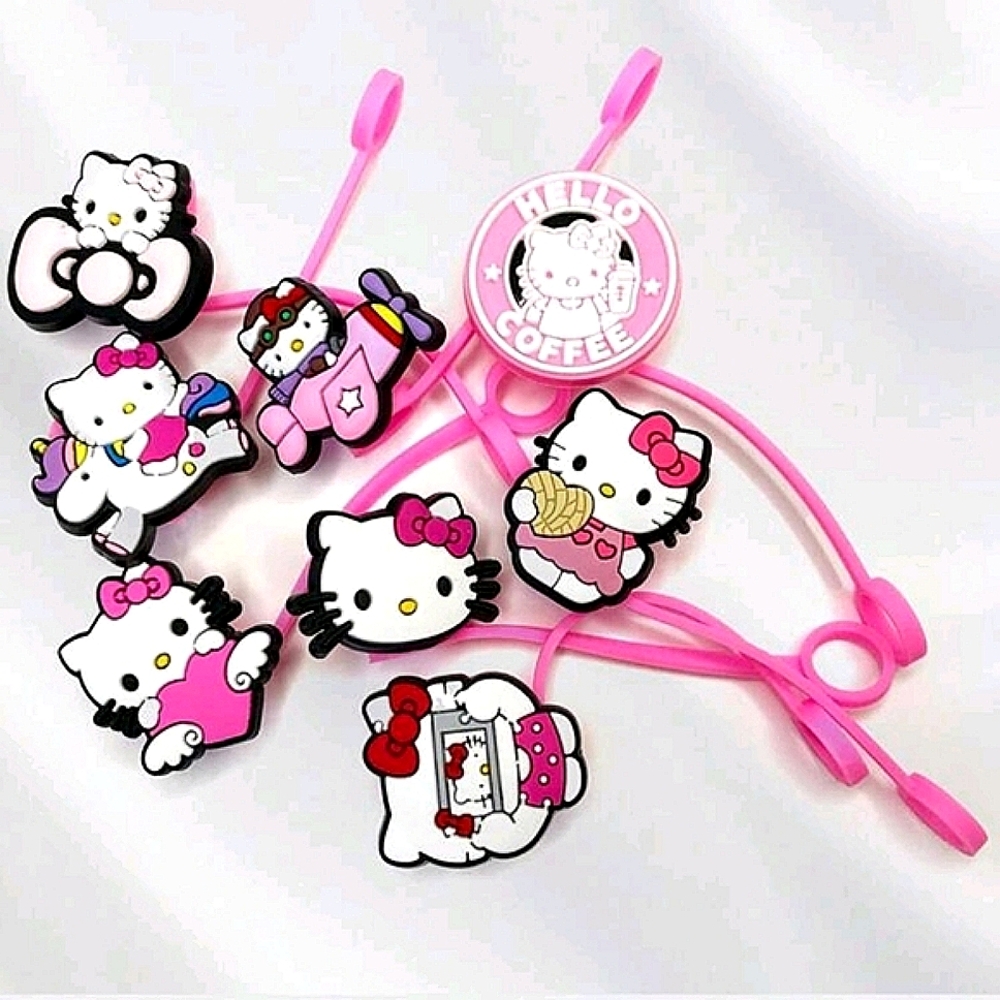 Hello Kitty Pink Tumbler Accessories Set(4)
